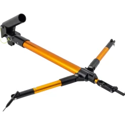 Auto tamer hook setting ice fishing rod holder