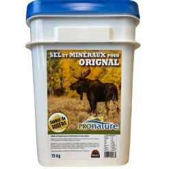 Bucket of salt and minerals for moose - 15 kg^Meunerie Soucy Clearance