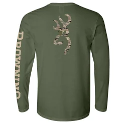Buckmark Long sleeves T-shirt - Men's^Browning Hot