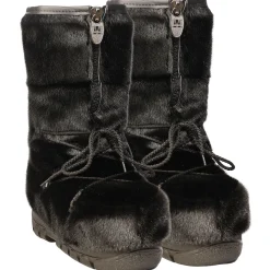 Checked style Seal fur boots - Men’s