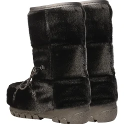 Checked style Seal fur boots - Men’s