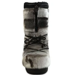 Checked style Seal fur boots - Women's^Bilodeau New