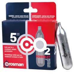 CO2 cartridges - 5/pkg^Crosman New