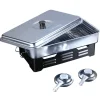 Deluxe 2-burner smoker/Food warmer