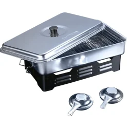 Deluxe 2-burner smoker/Food warmer
