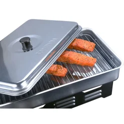Deluxe 2-burner smoker/Food warmer
