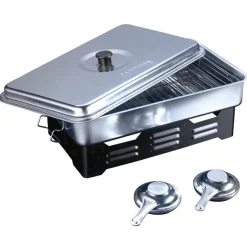 Deluxe 2-burner smoker/Food warmer^Campana Discount