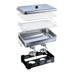 Deluxe 2-burner smoker/Food warmer^Campana Discount