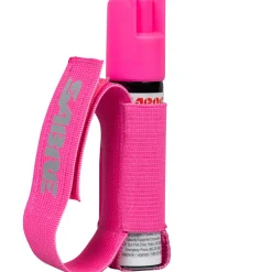 Deterrent pepper for dog attacks with hand strap - Pink