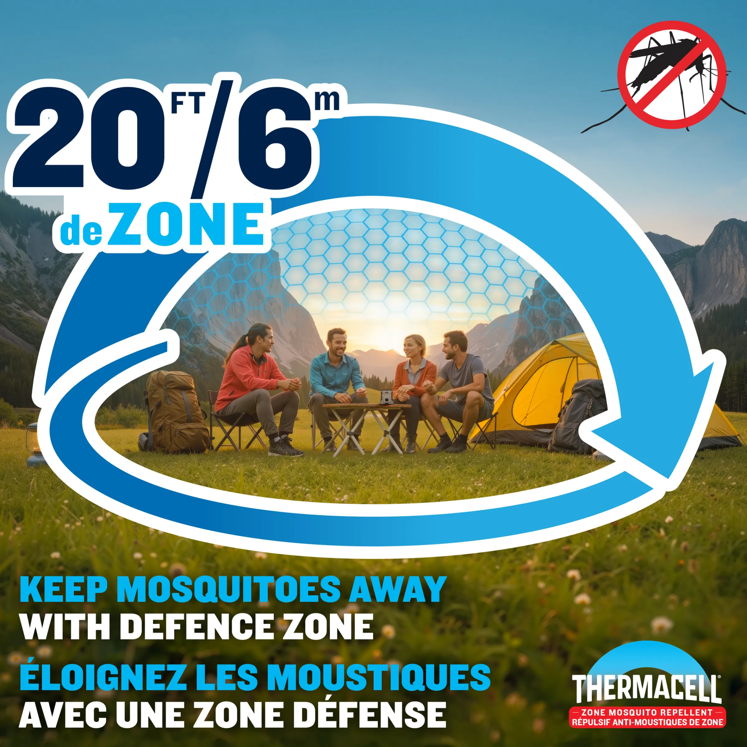 E-ZoneGuard Adventure Rechargeable Mosquito Repeller^Thermacell Sale