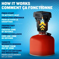 Fuel-ZoneGuard Backpacker Fuel Powered Mosquito Repeller