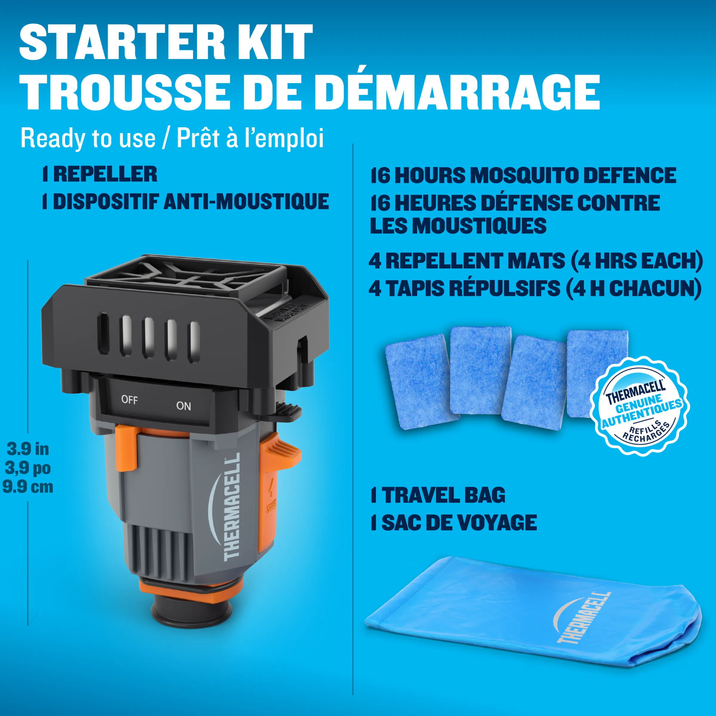 Fuel-ZoneGuard Backpacker Fuel Powered Mosquito Repeller^Thermacell
