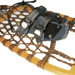 Wood snowshoes ratchet bindings^GV New
