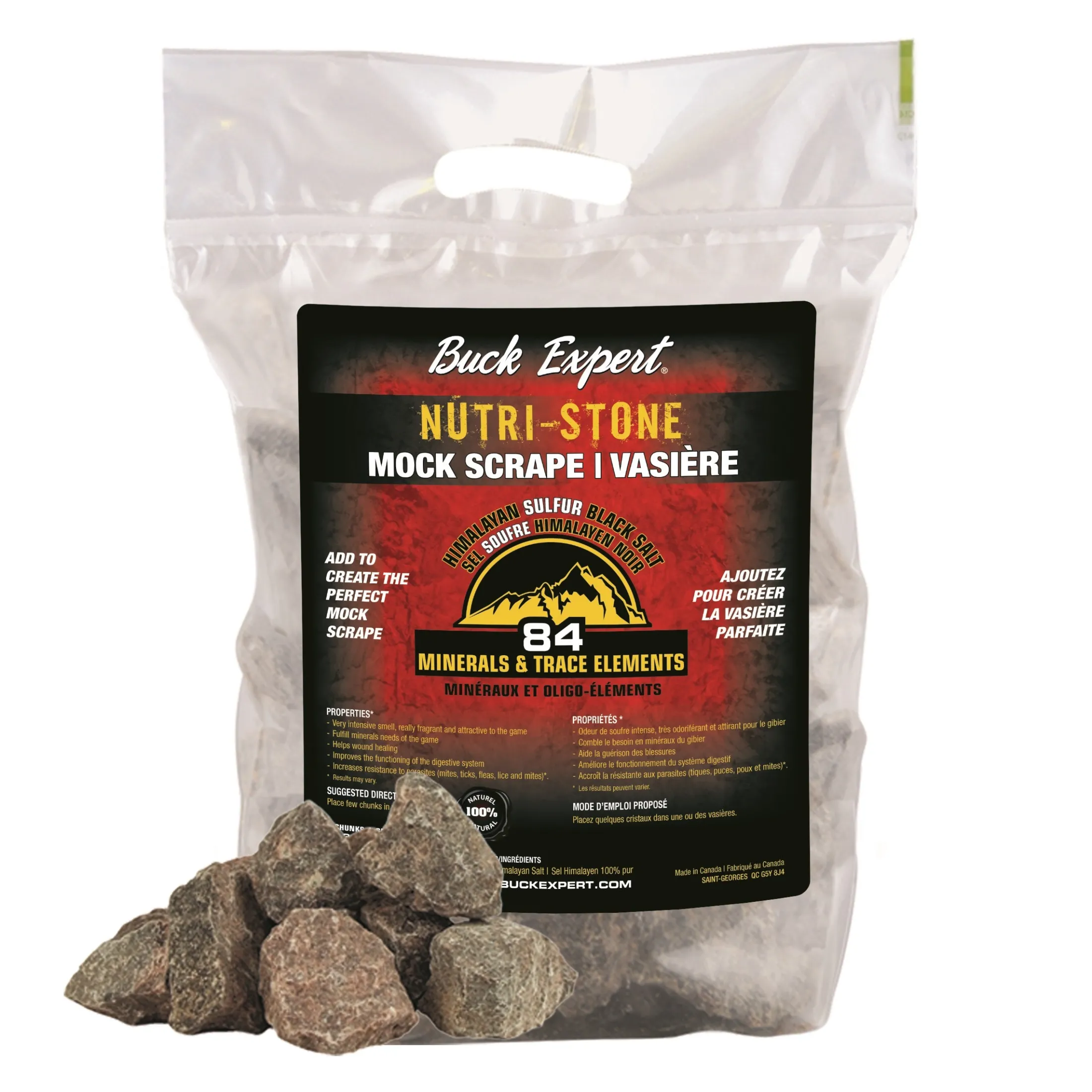 Himalayan salt Nutri-stoneblack stone - 1.5kg