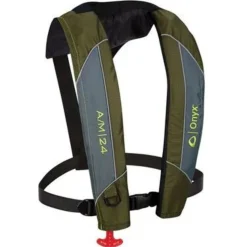 Inflatable life jacket