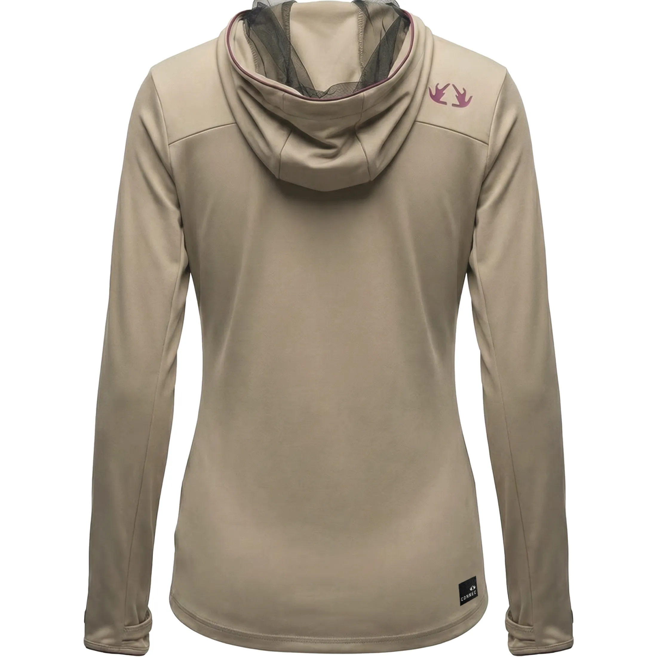 LT Littoral Plaza Taupe Hoodie with mosquito net - Women's
