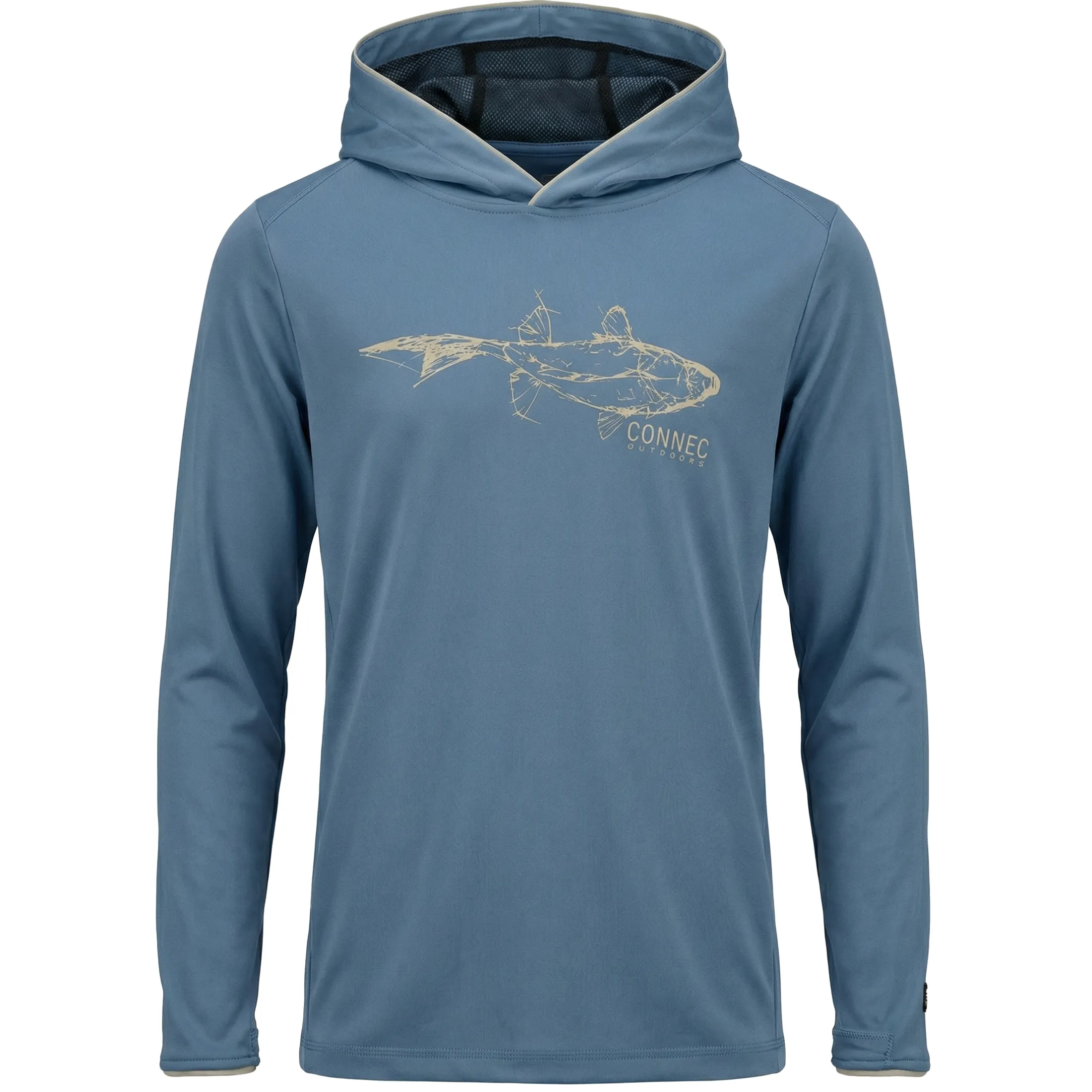 LT Offshore Copen Blue Hoodie with mosquito net - Junior