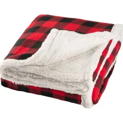 Plaid Polar blanket lined