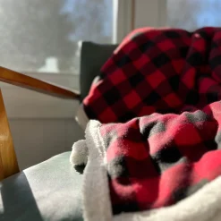 Plaid Polar blanket lined