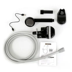Rechargeable camp shower