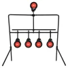 Resetting steel target
