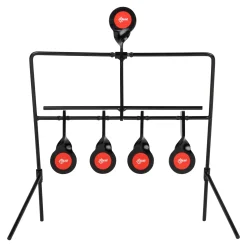 Resetting steel target
