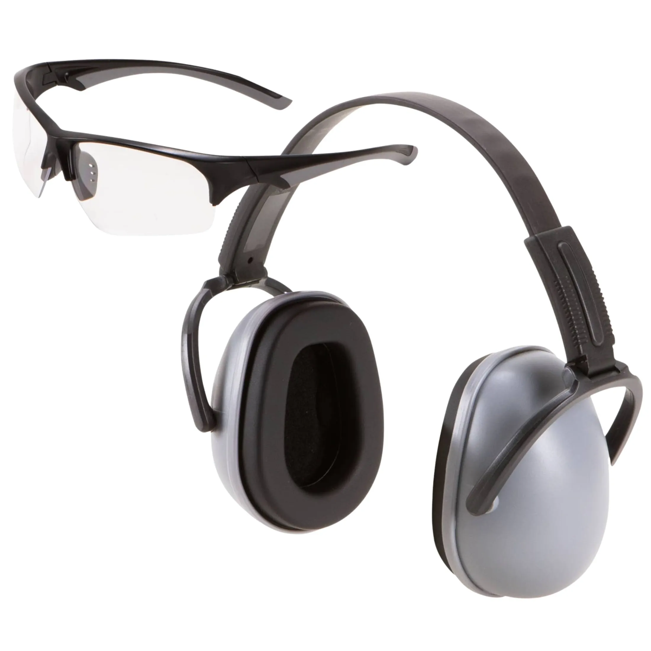 Shooting earmuff and glasses combo