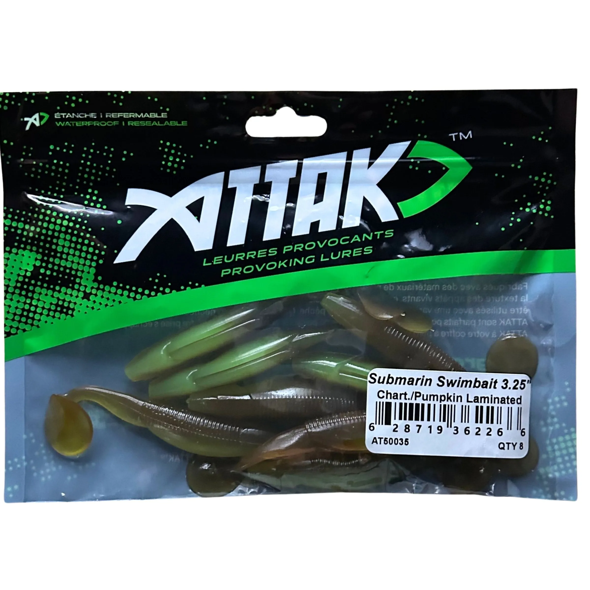 Submarin Swimbait Soft baits - 6-8/pkg^Attak Sale