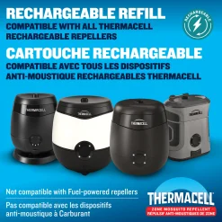 Thermacell E-ZoneGuard Rechargeable Mosquito Repellent Refill 72-Hour Pack