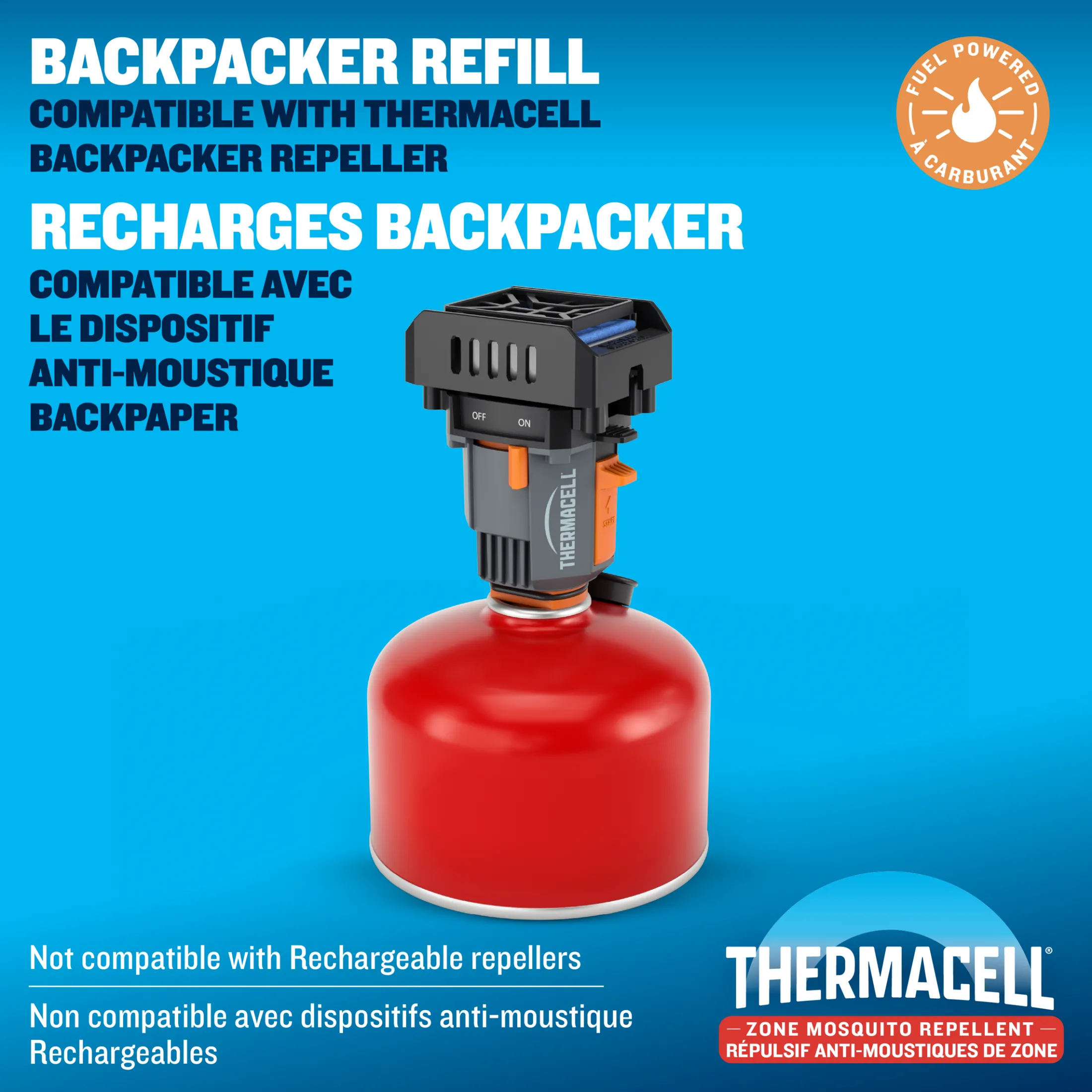 Thermacell Fuel-ZoneGuard Backpacker Mosquito Repellent Mat Refill