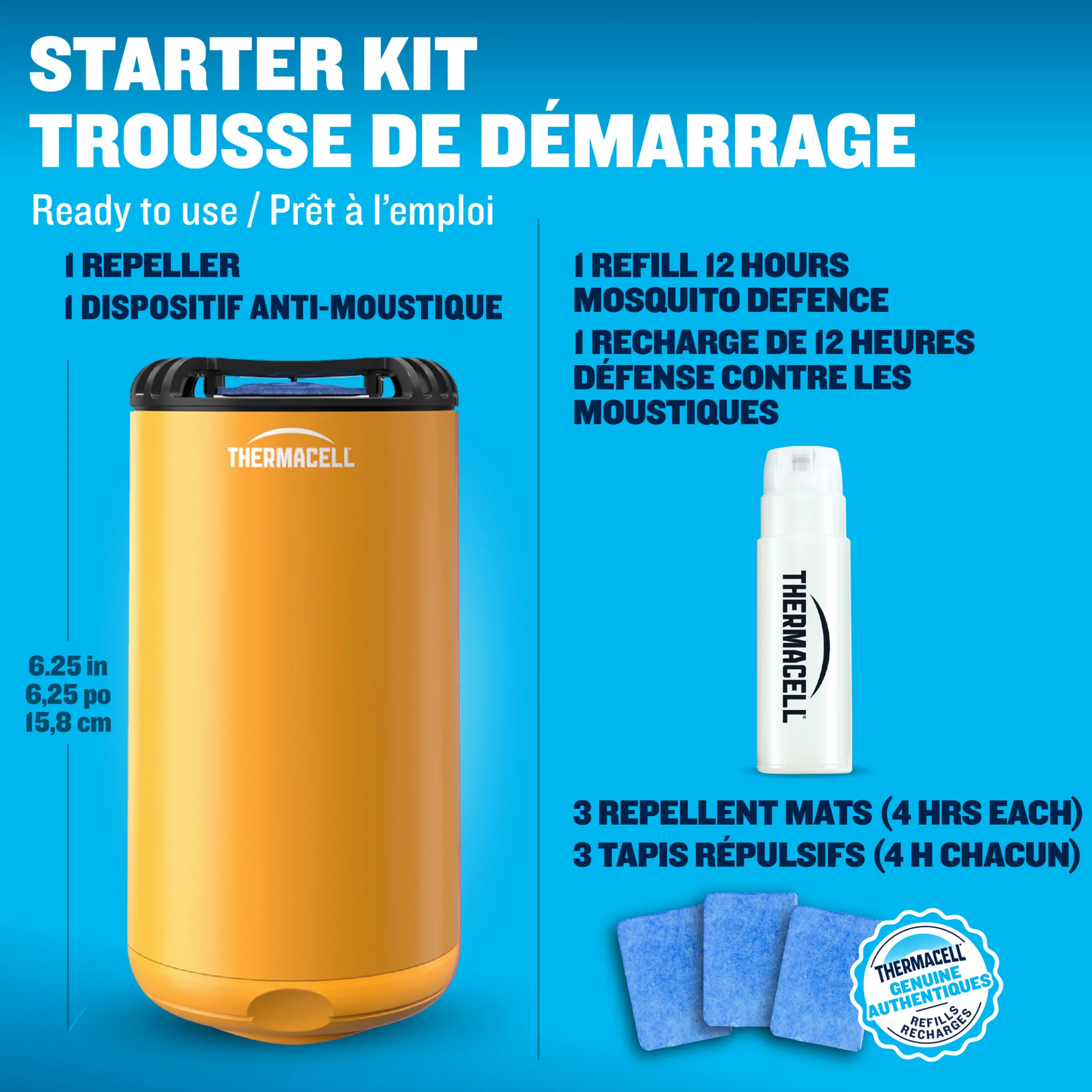 Thermacell Fuel-ZoneGuard Base Fuel Powered Mosquito Repeller
