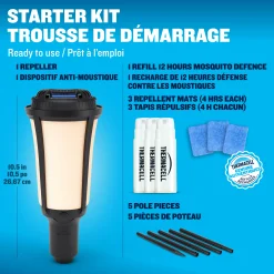 Thermacell Fuel-ZoneGuard Glow Fuel Powered Mosquito Repeller + Torch