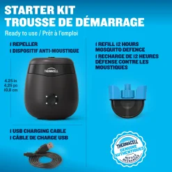 E-ZoneGuard Patio Rechargeable Mosquito Repeller^Thermacell Hot