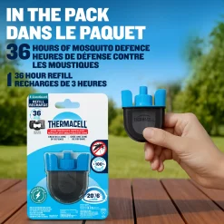 E-ZoneGuard Rechargeable Mosquito Repellent Refill 36-Hour Pack^Thermacell