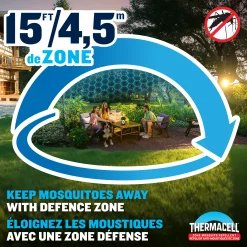Fuel-ZoneGuard Glow Fuel Powered Mosquito Repeller + Lantern^Thermacell Clearance